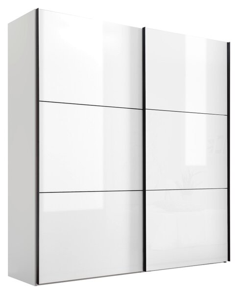 SKŘÍŇ S POSOUVACÍMI DVEŘMI, bílá, 167/222/68 cm Moderano - Šatní skříně