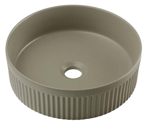 COMAD BEYOND 2 OLIVER GREEN ( E-6565 )-Umyvadlo na desku BEYOND pr. 36 cm zelená