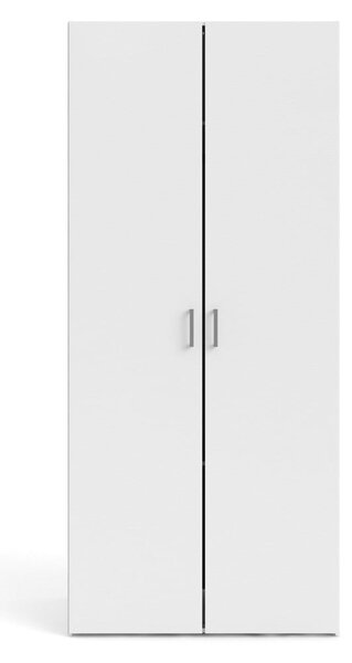 Bílá šatní skříň 78x175 cm Space – Tvilum