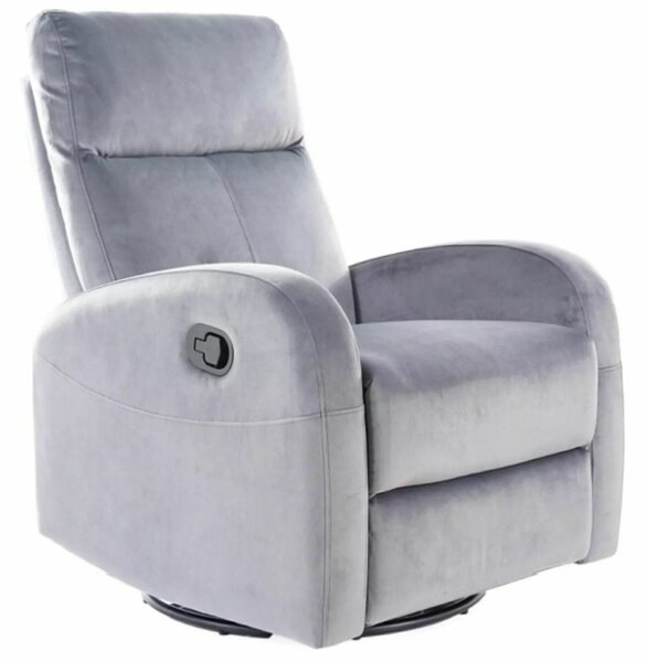 OLIMPUS relaxační křeslo mechanické, šedá