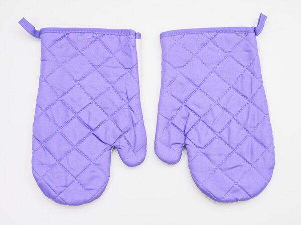 Sada 2 fialových chňapek s magnetem LAVENDER