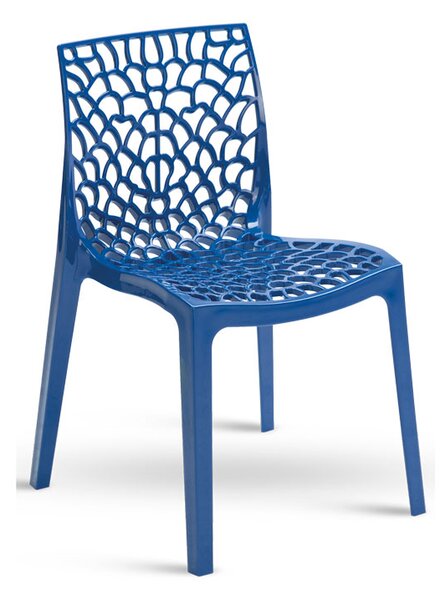 Stima Plastová židle GRUVYER Odstín: Blu Avio - Modrá