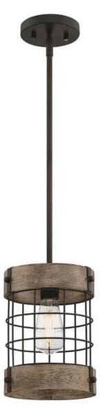 Westinghouse 61180 - Lustr na lanku LANGSTON 1xE27/60W/230V borovice