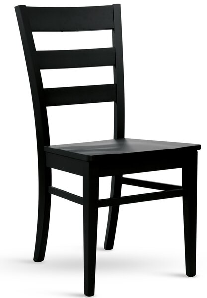 Stima Židle VIOLA s masivním sedákem Odstín: Černá (lak)