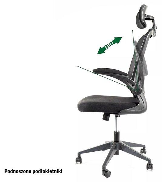 QUADRO 060 kancelářské křeslo, černá
