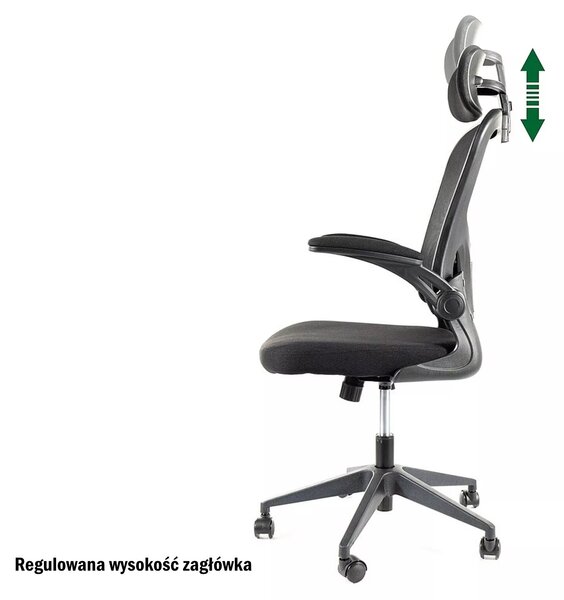 QUADRO 060 kancelářské křeslo, černá