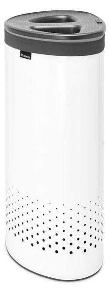 Bílý kovový koš na prádlo 55 l Selector – Brabantia