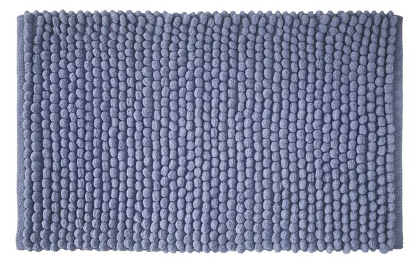 Modrá koupelnová předložka 50x80 cm Aspen Bobble – Bianca