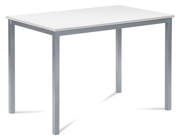 Jídelní stůl 110x70 cm s bílou deskou z MDF GDT-202 WT