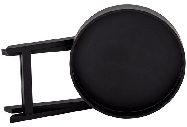 Černý dřevěný odkládací stolek Bloomingville Freya 40 cm