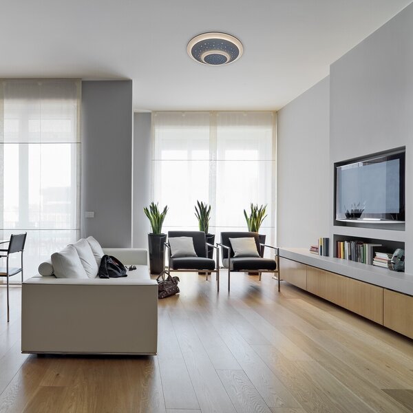 Rabalux 3264 LED stropní svítidlo Taneli 1x47W | 2440lm | 3000-6000K - stmívatelné, dálkové ovládání, bílá