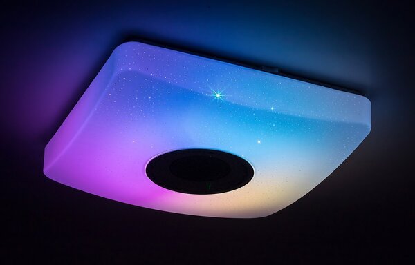 Rabalux 4682 LED stropní svítidlo Murry 1x18W | 1350lm | 3000-6000K | RGB - dálkové ovládání, časovač, stmívatelné, bílá