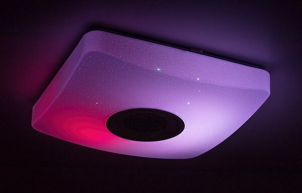 Rabalux 4682 LED stropní svítidlo Murry 1x18W | 1350lm | 3000-6000K | RGB - dálkové ovládání, časovač, stmívatelné, bílá