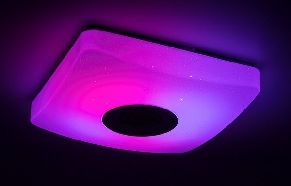 Rabalux 4682 LED stropní svítidlo Murry 1x18W | 1350lm | 3000-6000K | RGB - dálkové ovládání, časovač, stmívatelné, bílá
