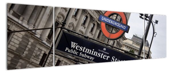 Stanice londýnského metra - obraz (170x50cm)