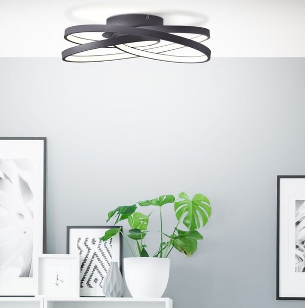 Brilliant G96894/06 Stropní LED svítidlo LABYRINTH černé