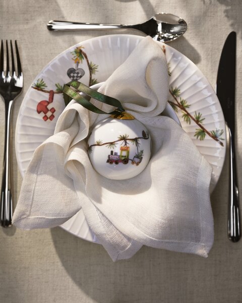 Kähler Design Porcelánová vánoční baňka Hammershøi Christmas - 2024 KD530