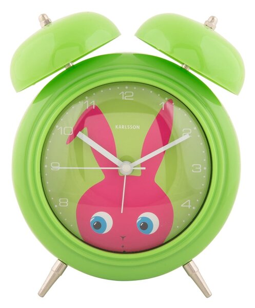Dětský budík ø 15 cm Peekaboo Bunny – Karlsson