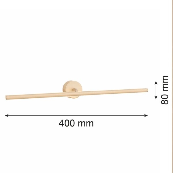 Argon 8992 - LED Obrazové svítidlo MIRI LED/7,2W/230V 3000K 40 cm béžová
