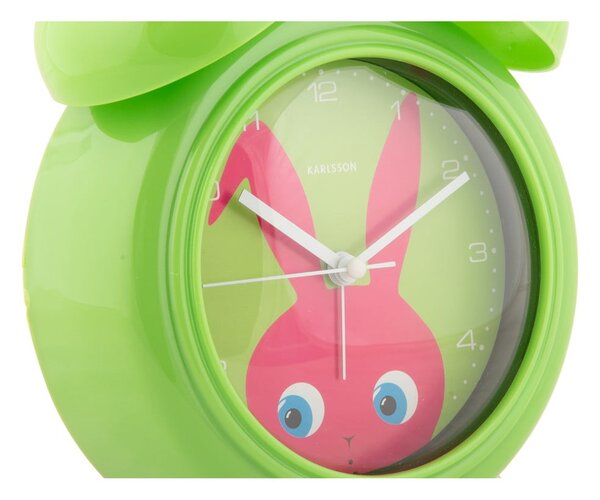 Dětský budík ø 15 cm Peekaboo Bunny – Karlsson