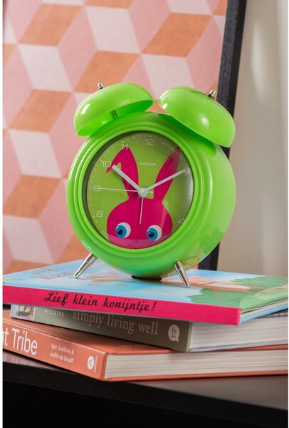 Dětský budík ø 15 cm Peekaboo Bunny – Karlsson