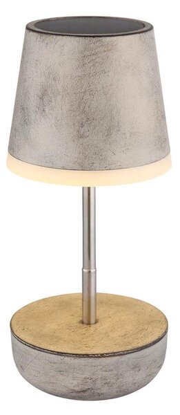 Globo 36638SA - LED Solární lampa 10xLED/0,06W/3V IP44 šedá