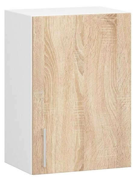 Kuchyňská sestava 240 cm Lula TYP2 B (bílá + dub sonoma)