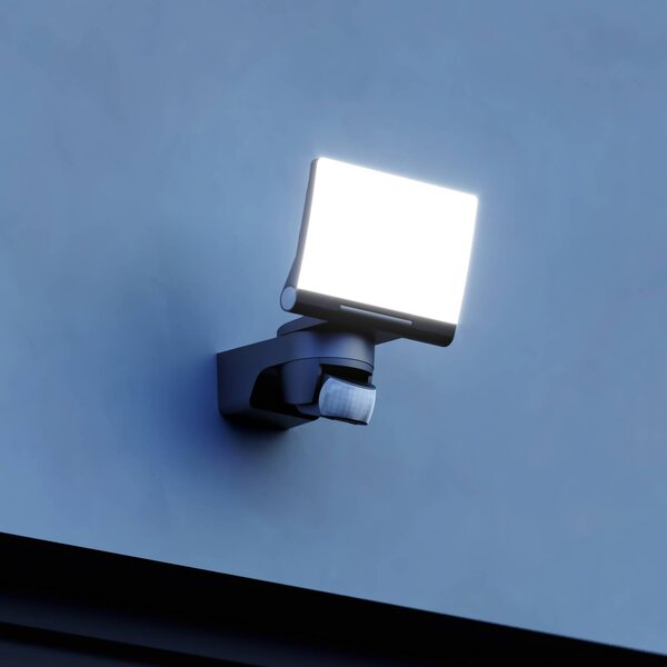 STEINEL Venkovní bodové osvětlení Smart Sensor XLED Home 2 SC, černý, Černá, Plast, Moderní