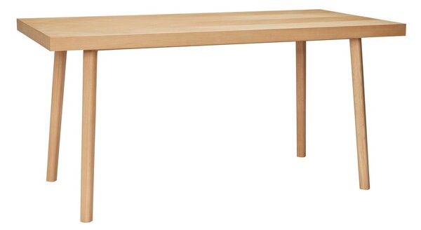 Jídelní stůl v dekoru dubu 80x160 cm Herringbone – Hübsch