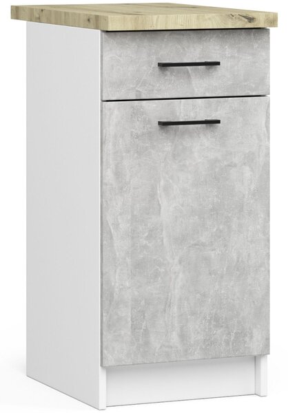 Kuchyňská sestava 180 cm Ozara C (beton). Akce -10%