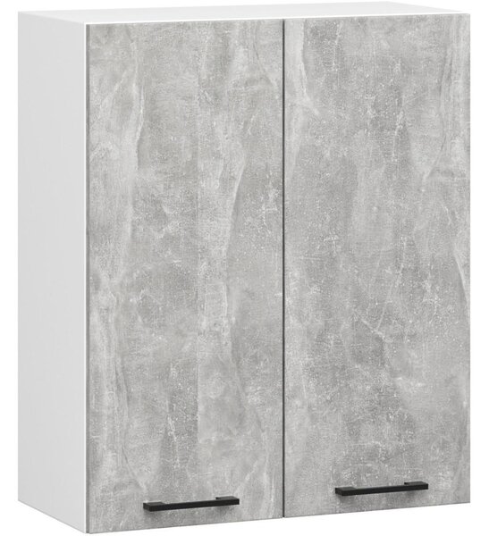 Kuchyňská sestava 240 cm Ozara II C (bílá + beton)