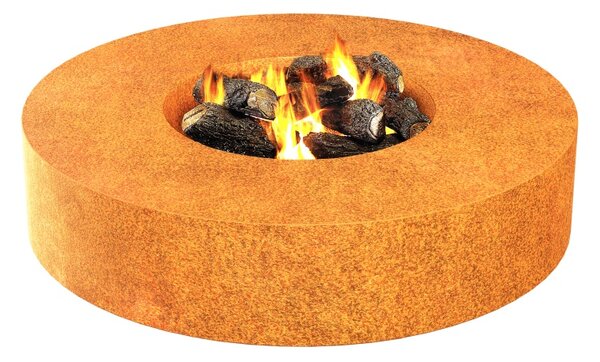 Zahradní ohniště Corten SOMBRERRO 2 s roštem průměr 100 cm