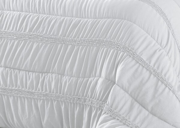 Textil Antilo Bílý přehoz Provenza White, 250x270 cm, sada se 2 povlaky na polštáře 70x50 cm