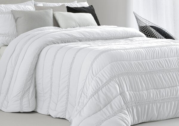 Textil Antilo Bílý přehoz Provenza White, 250x270 cm, sada se 2 povlaky na polštáře 70x50 cm