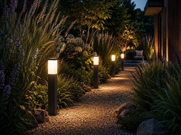 Venkovní lampa SOPPA 1xE27/60W/230V 65 cm IP44 antracit