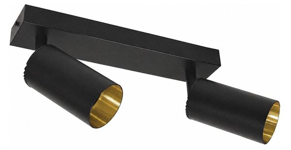 Bodové svítidlo FILO 2xGU10/30W/230V černá/zlatá