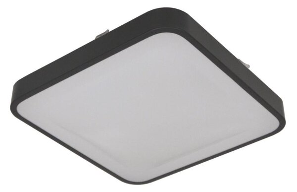 Stropní svítidlo se senzorem WILTON 2xE27/60W/230V 33x33 cm antracit