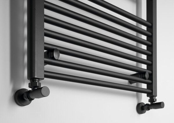 Aqualine Aqualine, DIRECT topné těleso s bočním připojením 600x1680 mm, černá matná, ILR66B