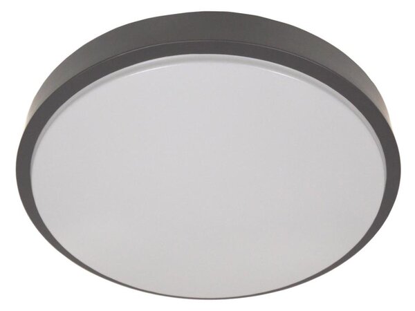 Stropní svítidlo se senzorem WILTON 2xE27/60W/230V pr. 33 cm antracit
