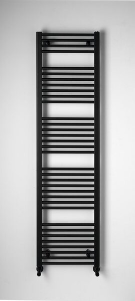 Aqualine Aqualine, DIRECT topné těleso s bočním připojením 450x1680 mm, černá matná, ILR64B