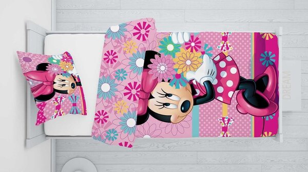 Bavlněné dětské povlečení na jednolůžko 140x200 cm Minnie – Jerry Fabrics