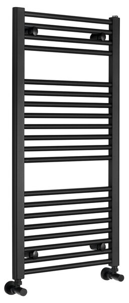 Aqualine Aqualine, DIRECT topné těleso s bočním připojením 450x960 mm, černá mat, ILR94B