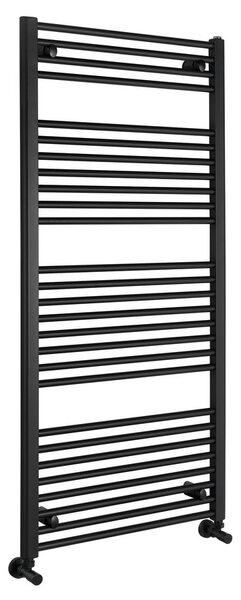 Aqualine Aqualine, DIRECT topné těleso s bočním připojením 600x1320 mm, černá matná, ILR36B