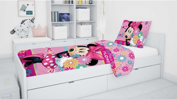Bavlněné dětské povlečení na jednolůžko 140x200 cm Minnie – Jerry Fabrics