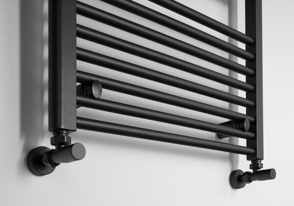 Aqualine Aqualine, DIRECT topné těleso s bočním připojením 600x960 mm, černá matná, ILR96B