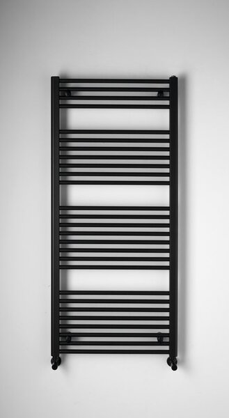 Aqualine Aqualine, DIRECT topné těleso s bočním připojením 600x1320 mm, černá matná, ILR36B