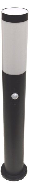 Venkovní lampa se senzorem LOPPA 1xE27/60W/230V 65 cm IP44 antracit