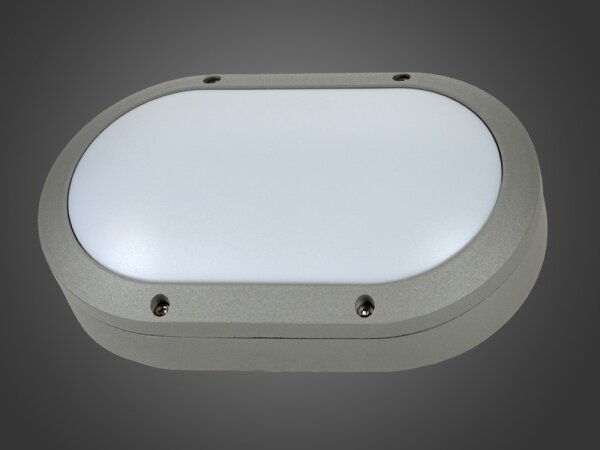 LED Venkovní nástěnné svítidlo BERAD LED/8W/230V IP54 šedá