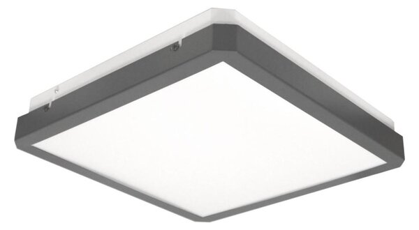 LED Stropní svítidlo se senzorem RAVA LED/38W/230V 4000K 41x41 cm antracit