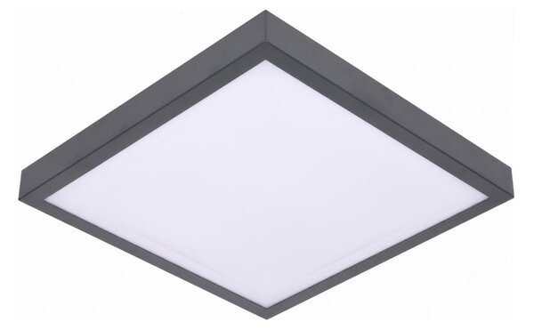 LED Stropní svítidlo se senzorem VITALI LED/24W/230V 4000K 33x33 cm antracit